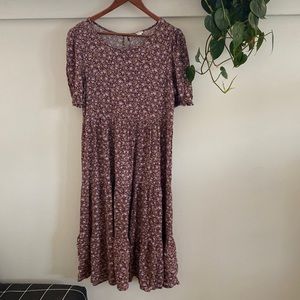 Aerie midi garden party dress